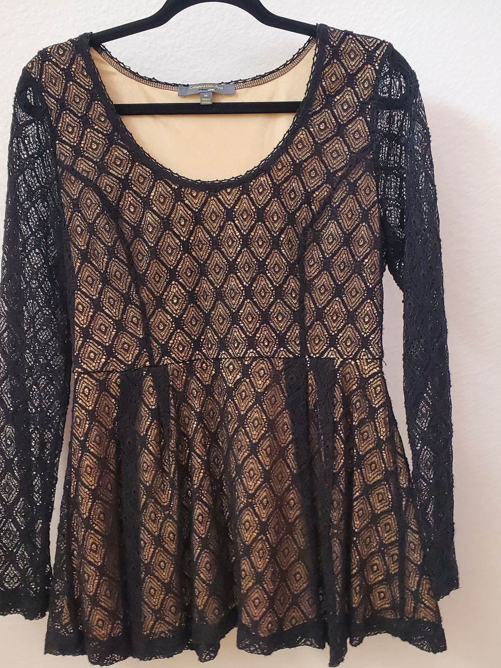 Catherine Malandrino Black Label with Yellow Logo